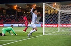 Naoyuki tuulettaa maaliaan Hollannissa Telstarin paidassa 2017